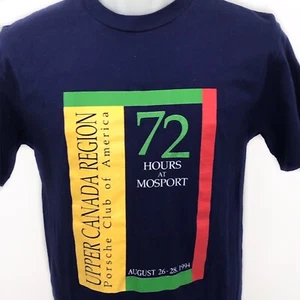 Camiseta mediana Porsche Club Of America Vintage 1994 para hombre región de Canadá Mosport - Imagen 1 de 5