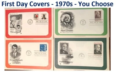 Cachets - FDCs - 1970's First Day Covers, Postal Commemorative Society - U PICK