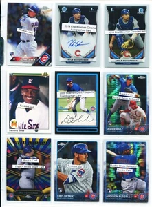 Cubs, Sammy Sosa, Bryant, Schwarber, Baez, Soler, Auto Rookie 216 Card Lot #A - Picture 1 of 24