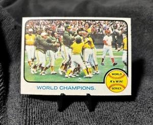 1973 Topps - 1972 World Series #210 Oakland Athletics EX - Bild 1 von 2