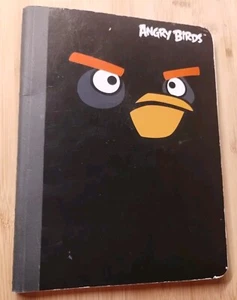 Rare Black Angry Birds Notebook Mead College Ruled 100 Pages 2012 Clean - Picture 1 of 8