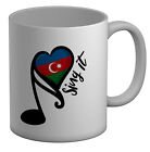 Azerbaijan Song Contest Mug Music Singing 11oz Cup Gift