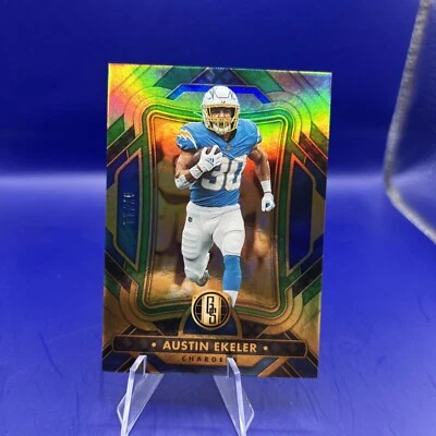 2023 Panini Gold Standard #75 Austin Ekeler #/11 Green Los Angeles Chargers - Image 1 of 3