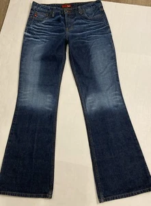 LEI Womens Size 11 Long Sophia Hipster Denim Light Blue Jeans 33" Inseam L.E.I - Picture 1 of 6