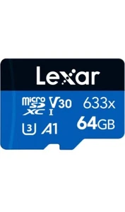 Scheda Micro SD LEXAR 633x 64GB, scheda microSDXC UHS-I - GRATUITA IL GIORNO DOPO β
π¨ - Foto 1 di 6