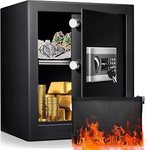 53L Hotel Safe Fireproof Waterproof Safe for Home with Combination Lock Large... - Picture 1 of 7