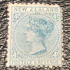 Old New Zealand Victoria 1882 4d Green Mint . Hinged, Uk Sale . Good CV