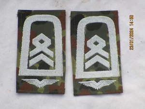 Bw-Rangabzeichen: Stabsfeldwebel, Luftwaffe, weiß/flecktarn, klett(7/25) - Bild 1 von 2