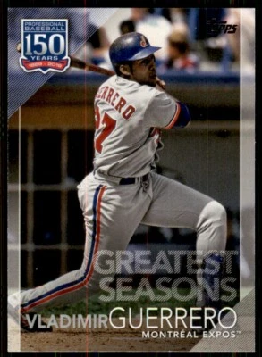 2019 Topps 150 Years of Baseball Vladimir Guerrero Montreal Expos #150-83 - Image 1 of 2