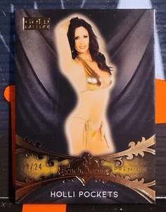 2021 BENCHWARMER GOLD PREMIUM BASE ** HOLLI POCKETS ** GOLD FOIL 9/24 - Picture 1 of 1