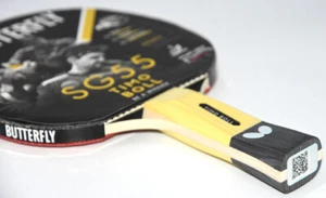 Butterfly Pipistrello Tt Timo Boll Sg 55 Smart Presa Anatomico - Imagen 1 de 5