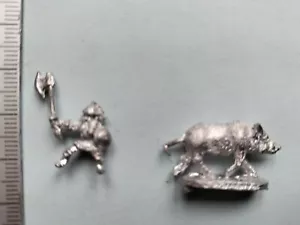 BOAR CAVALRY CHAOS DEEP DWARF / 15MM/18MM METAL MINIATURE P73 - Picture 1 of 1