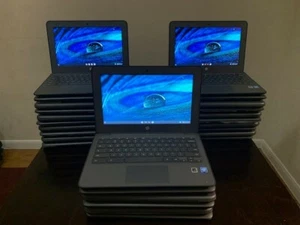 HP Chromebook 11 G6 EE 4GB RAM eMMC INTEL WI-FI Bluetooth WebCam Google Play - Picture 1 of 10