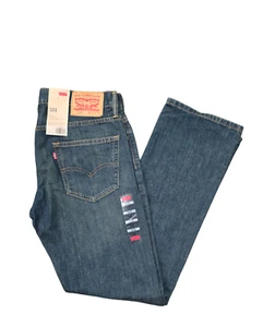 Levi's Men's 504 Regular Straight Fit Jean 18 Months Green 32W x 32L 299900227 - Picture 1 of 1