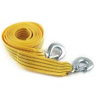 3 Car Auto Tow Cable Towing Strap Rope With Hooks Heavy Duty for