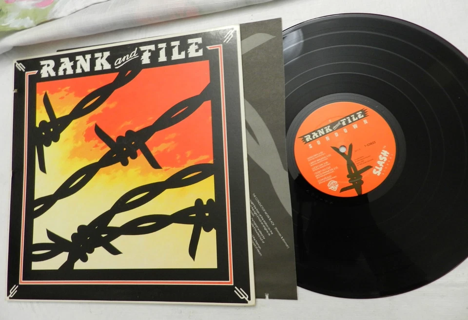LP, Rank and File - Sundown, Slash 9 23833-1, 1983 NEW WAVE/PUNK, NM - Image 1 of 1