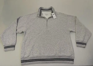 NWT Abercrombie & Fitch Soft AF Max Essential Sweater Women’s M 1/4 Zip Gray - Picture 1 of 7