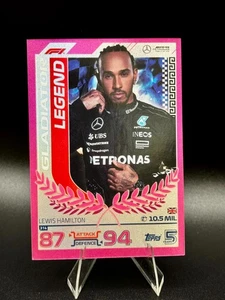 2024 Topps Turbo Attax Gladiator Legend Pink | Lewis Hamilton #314 - Picture 1 of 2