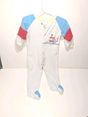 Fisher Price Vintage 12 Meses Tren Patas Conjunto Terry Tela Dormir Foto 1 de 4