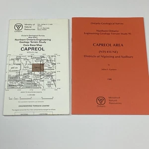 Ontario Geological Survey Map Capreol Northern Ontario 32x24 Wall Map - Bild 1 von 3