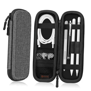Holder Case for Apple Pencil Pro, Apple Pencil (USB-C / 1st / 2nd Gray - Afbeelding 1 van 8