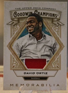 DAVID ORTIZ 2025 Upper Deck Goodwin Champions Patch #M-DO - Picture 1 of 2