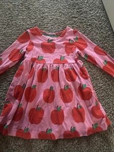 Mini Boden Apple Dress - Girls Size 4/5t - Picture 1 of 4