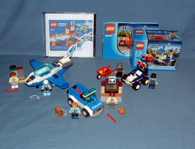 CITY, POLICE SETS 60006 ATV / 60206 JET PATROL / 60241 DOG UNIT - LEGO - USED