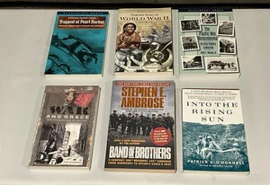 Book Lot - 6 Paperback Books - Military History, WWII History - Picture 1 of 2
