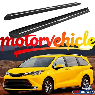 350LBS Running Boards Side Step for 2022-2026 Toyota Sienna Nerf Bar Accessories - Image 1 of 4