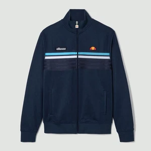 Chaqueta deportiva Ellesse para hombre Vicenza cremallera completa en azul marino  - Imagen 1 de 8
