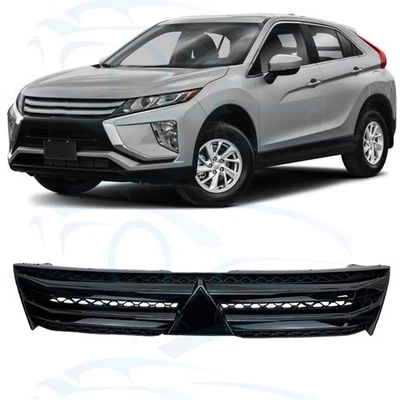 Parrilla de parachoques delantero negra ABS para Mitsubishi Eclipse Cross 2017-2021 p Foto 1 de 4
