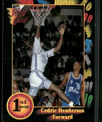 1991-92 Wild Card #87 Cedric Henderson - Image 1 of 2