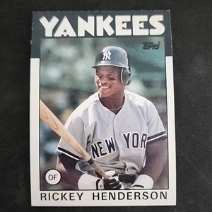 1986 Topps - Rickey Henderson #500 - Picture 1 of 2