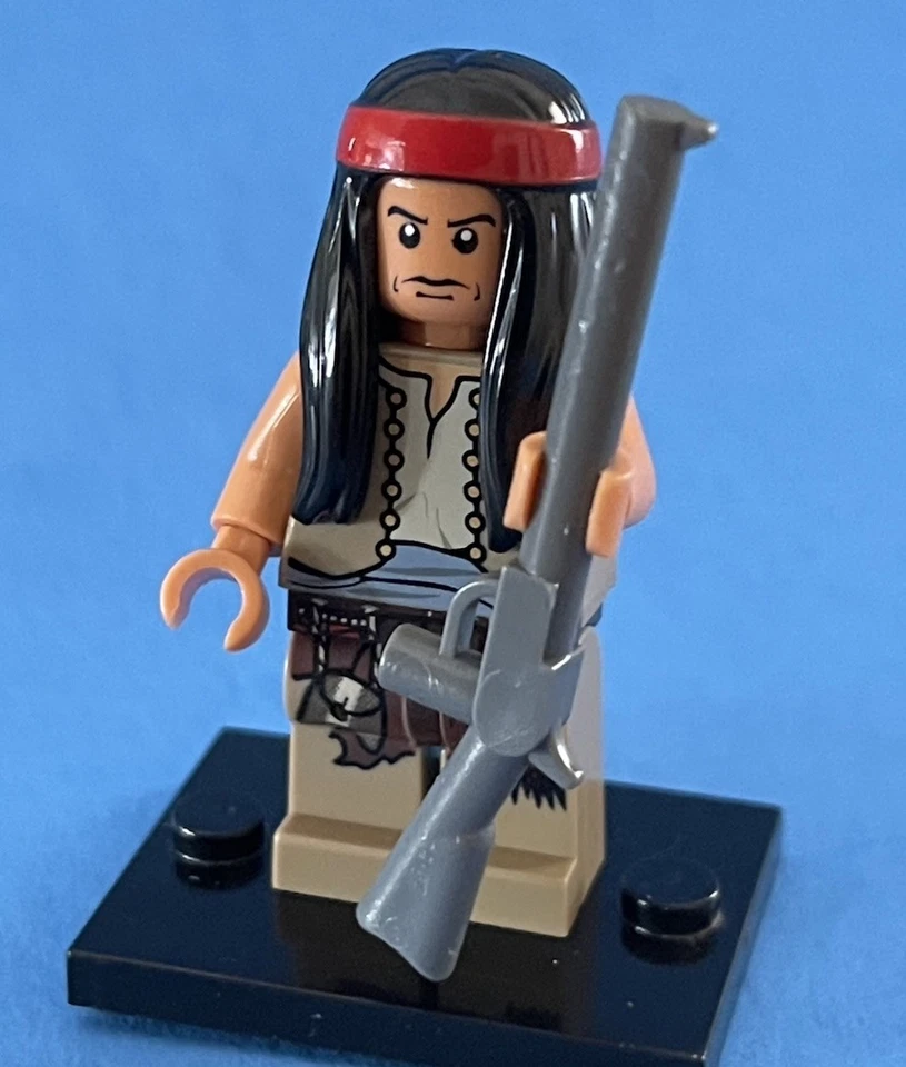 Lego Indian Apache Cowboy Western con rifle Foto 1 de 3