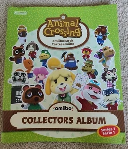 Nintendo Series 1 Animal Crossing Amiibo Cards - Collectors Album Plus 47 cards - Picture 1 of 13
