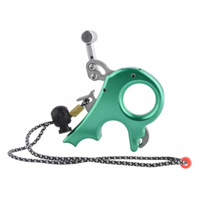 Compoundbow Release Aid Thumb 3 4Finger Button Release Trigger Grip Archery Hunt - Image 1 of 4