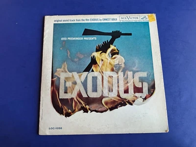 Exodus Original Soundtrack Paul Newman RCA Victor LOC-1058 EX vinyl MONO - Image 1 of 4