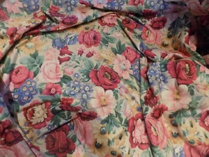 ARTHUR SANDERSON & SONS FABRIC 'RUSHTON' CIRCA 1991 RARE NEW CURTAINS CUSHIONS? - Picture 1 of 4