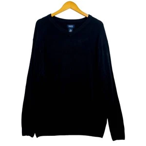 Suéter tejido HB para hombre talla XL negro cuello redondo manga larga - Imagen 1 de 10
