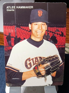 1990 Mother's Cookies Baseball Card of Atlee Hammaker #13(NM) Free Returns