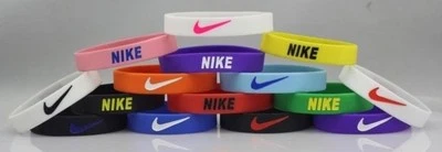 Nike Sport Baller Band Silicone Rubber Bracelet Wristband Cuff Bangle Stretch - Image 1 of 2
