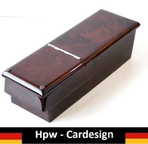 Ablagebox  Armlehne Mercedes W124  Wurzelholz HOLZ KLAPPDECKEL kompl. Furniert - Picture 1 of 5