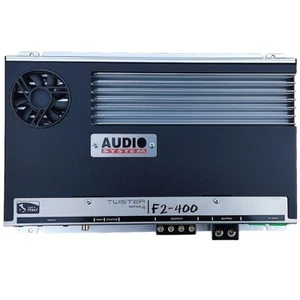 1 Audio System F2-400 Amplifier 2 Channels 2x280 Watts RMS + 3 Stickers Gift - Picture 1 of 7