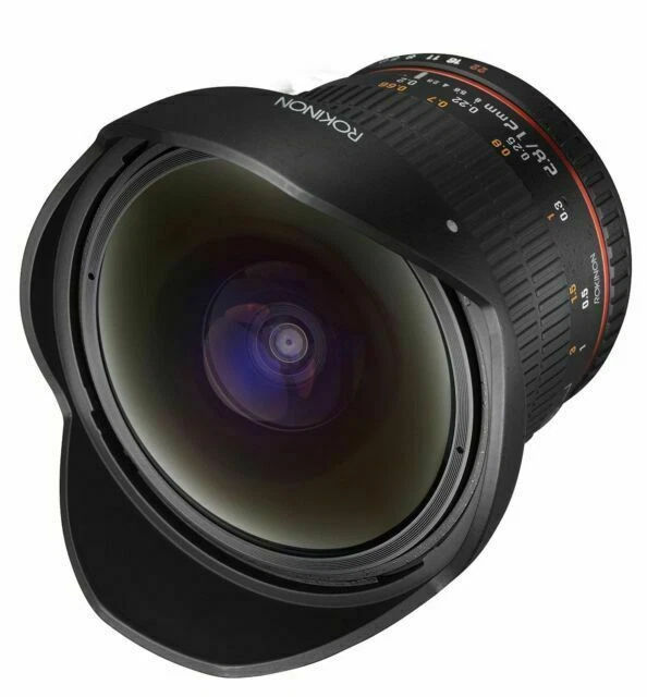 ROKINON 12M-C 12mm f/2.8 Fisheye Lens for Canon EF Mount - Black