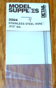 Detail Associates #3504 Stainless Steel Wire pkg(4) -- .012" Diameter - Picture 1 of 1