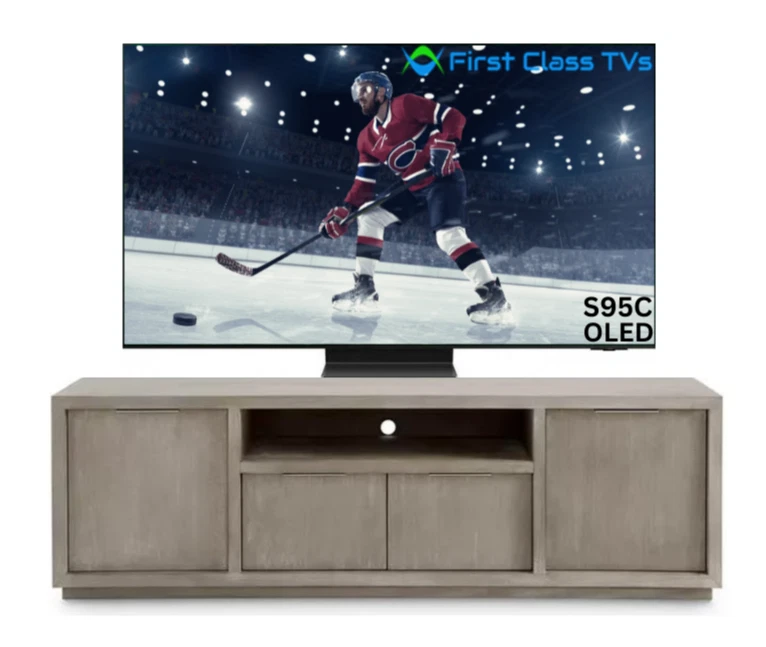 Samsung QN65S95CAFXZA 65" Ultra Slim 4K Quantum HDR OLED Smart TV 2023 QN65S95C - Image 1 of 1