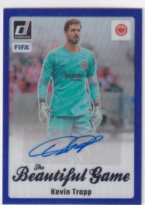 Panini FIFA Donruss 2023-24 No. BG-KT Kevin Trapp Blue Auto 34/99 Beautiful Game - Image 1 of 2