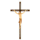 Corpo di Cristo legno d'acero croce legno scuro frassino