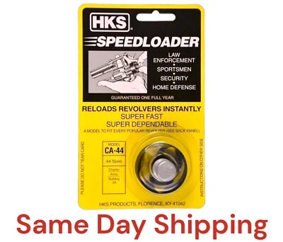 HKS, Speedloader, 44 Special, Charter Arms, Taurus, S&W 696, Rossi, Black CA-44 - Image 1 of 4